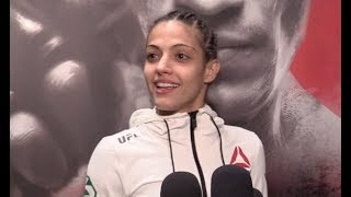 Poliana Botelho Talks About the Hard Road to Her Win Losing Two Family Members UFC 216 Post [upl. by Acire]