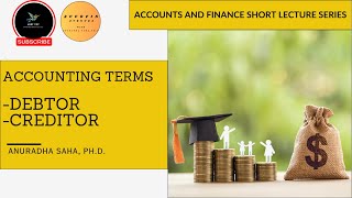 Accounting Terms  DEBTOR amp CREDITOR Explained  class11accountsinenglish debtor creditor [upl. by Pammie]