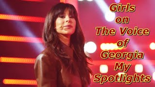 Girls on The Voice of Georgia  My Spotlights [upl. by Medwin]