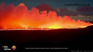 Iceland Volcano View from Langihryggur 22 08 24 [upl. by Nnaes]