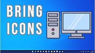 How to Restore Desktop Icons on Windows 11 [upl. by Notgnillew]