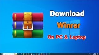 How to download and install winrar on windows 10 11 2024 [upl. by Feilak]