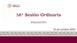 58ª Sesión Ordinaria del Órgano de Gobierno 10 de octubre de 2024 [upl. by Tirrej]