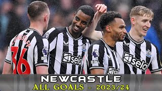 Newcastle  All Goals 202324 [upl. by Ladnyk]