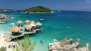 Ksamil Albania last minute ☀️ wczasy autokarem i samolotem  hotel Jon Drilon  plaża Bora Bora [upl. by Cirdek]