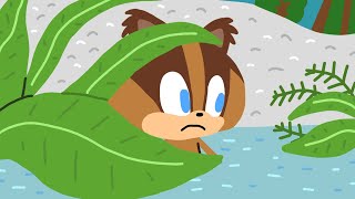 Sticks the Badgers in a Pond Drawing Sonic Boom Doodles [upl. by Slifka966]