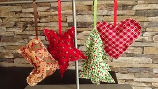 DaIsY´s DIY  Weihnachtsbaumschmuck in 10 Minuten nähen [upl. by Roda]