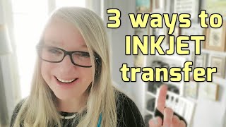 How to Transfer an Image onto Wood  Ink Jet Transfer Method [upl. by Ah]