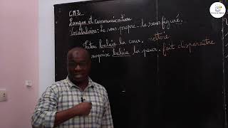 Cours  CM2  Français Vocabulaire  Le sens propre  le sens figuré  M Gassama [upl. by Asilanom]