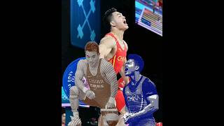 Liao Hui vs Shi Zhiyong 2016 Chinese National Weightlifting Championship weightlifting [upl. by Setarcos]