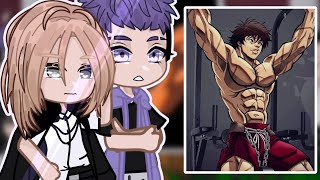 Tokyo Revengers React to Baki Hanama  Gacha Club [upl. by Airdnna]