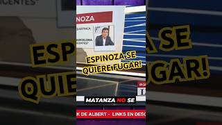 Intendente de la Matanza Espinoza se niega a la pericia psiquiátrica se quiere fugar milei [upl. by Egief88]