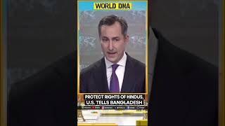 US Urges Bangladesh To Protect Minorities  World DNA  WION News [upl. by Barlow]