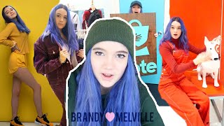 I Wear Monochromatic Outfits From Brandy Melville For A Week  Fiona Frills [upl. by Leupold]