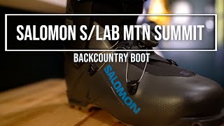 Backcountry Boot Review  Salomon SLab MTN Summit [upl. by Jim]