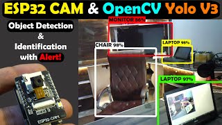 ESP32 CAM with Python OpenCV Yolo V3 for object detection and Identification Image Processing [upl. by Mercorr]