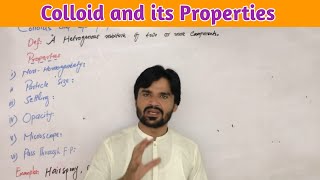 Colloid Properties of Colloid MT CHEMISTRY [upl. by Dearr256]