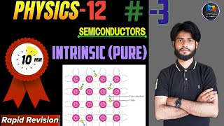 Intrinsic Semiconductor Class 12 Physics  NEET  BOARD 2025 [upl. by Laurence]