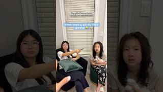 When I want to ask my kids a question 😅 funnyvideo comedy question mom [upl. by Weylin306]