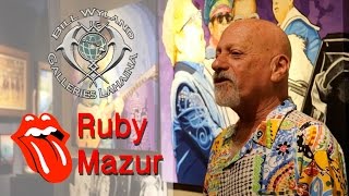 Ruby quotTuesdayquot Mazur  Creator of the quotRolling Stones Lipsquot  at the Bill Wyland Gallery in Lahaina [upl. by Ahseikan]