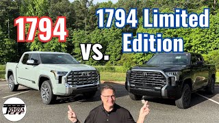 2024 Tundra 1794 vs 1794 LIMITED EDITION Who Wins this Battle [upl. by Eeresed69]