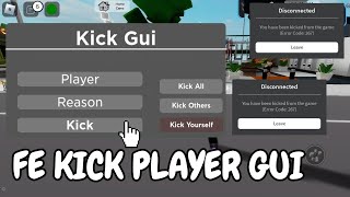 OP  Roblox Script Fe Admin Kick Player Gui  HydrogenFluxusDelta [upl. by Emmer]