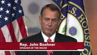 Congress Goes Home After House GOP Spurns Boehners Plan [upl. by Eveleen]