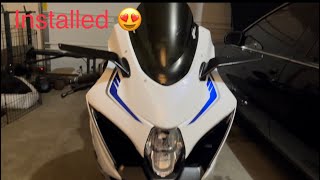 Install Rizoma Stealth Mirrors GSXR1000 [upl. by Blanchette]