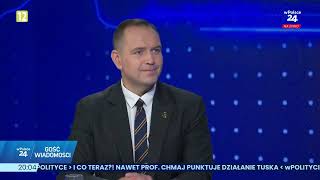 KAROL NAWROCKI w Gościu Wiadomości wPolsce24 [upl. by Yllom]