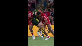 Haumole rocks Lindsay AGAIN 💥 9WWOS NRL PacificChampionships [upl. by Rosenblast970]