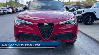 2022 ALFA ROMEO Stelvio Veloce Sport Utility Lithia Springs Atlanta Marietta Douglasville Powder [upl. by Falconer801]