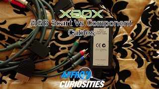 The XBOX Original Video Output Battle RGB SCART Vs Component Cables  Affros Curiosities [upl. by Ahsekyt]