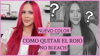 COMO QUITAR EL TINTE ROJO SIN MALTRATAR EL CABELLO  DILSIAGLAM [upl. by Dlarej]