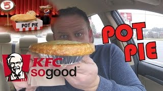 KFC ☆CHICKEN POT PIE 5 FILL UP☆ Food Review [upl. by Oigaib549]