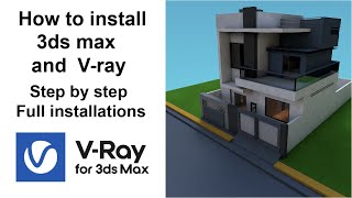 How to install 3d max 2022 and VRay [upl. by Alaaj742]