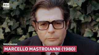 Marcello Mastroianni 1980  Terza pagina  RSI Archivi [upl. by Neelrahc366]