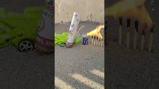 Matchstick Amazing Cracker experiment  Diwali cracker testing 2024 🔥😂🔥shorts crackerstesting [upl. by Eidolem]