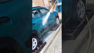 Renault kwid car detailing the ultimate foam washrenaultkwid carlover carwash autowashcarasmr [upl. by Jumbala101]