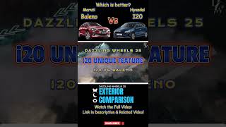 Baleno Vs I20 Comparison  Exterior [upl. by Yeslah]