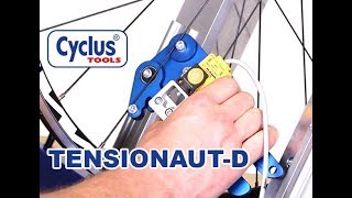 CYCLUS TOOLS® TENSIONAUTD Digitales Messen der Speichenspannung [upl. by Galven922]