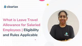 What is Leave Travel Allowance for Salaried Employees  Eligibility and Rules Applicable [upl. by Ellegna]