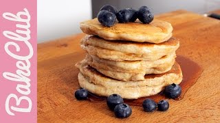 Protein Pancakes  BakeClub [upl. by Emmeram]