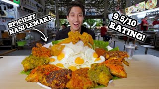 EATING 6KG OF THE SPICIEST Nasi Lemak in Singapore  BEST NASI LEMAK IVE EATEN  AYAM TALIWANG [upl. by Zeeba263]