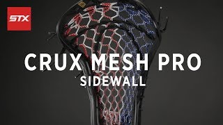 STX Crux Mesh Pro Stringing Tutorial  Sidewall [upl. by Ruff]