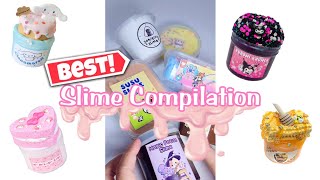 Asmr Slime Compilation Collection Sanrio Candy Onigiri  asmr slime shortvideo satisfying [upl. by Ellynn]