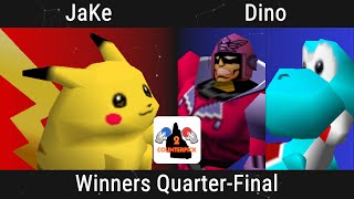 CounterPick 2 Winners Quarters  JaKe Pikachu vs Dino Falcon Yoshi [upl. by Aneekahs177]