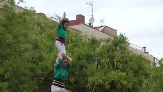 Castellers de Sabadell  quotPilar caminantquot Festa Major 2024 [upl. by Atinat]