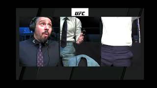 Best Reaction on Commentary  Joaquin Buckley with the coldest KO in UFC history [upl. by Garrison]