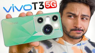 vivo T3 5G Unboxing amp First Impressions⚡50MP OIS Camera 1800nits AMOLED amp More [upl. by Kerns]