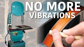 How To Reduce Bandsaw Vibration  BONUS Adjusting for Blade Drift [upl. by Mellen]